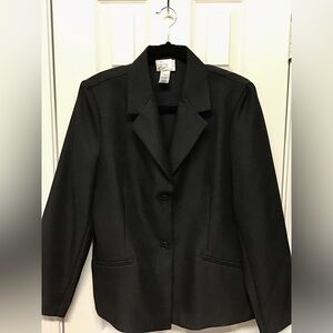Alfred Dunner Size 16 Black Skirt Suit